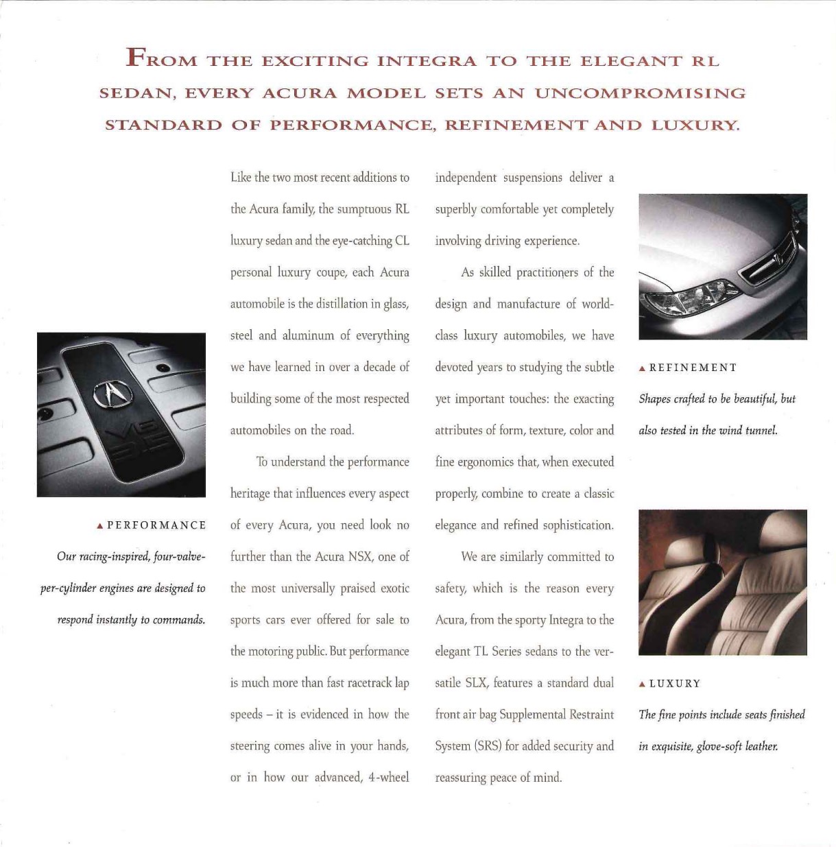1997 Acura Brochure Page 6